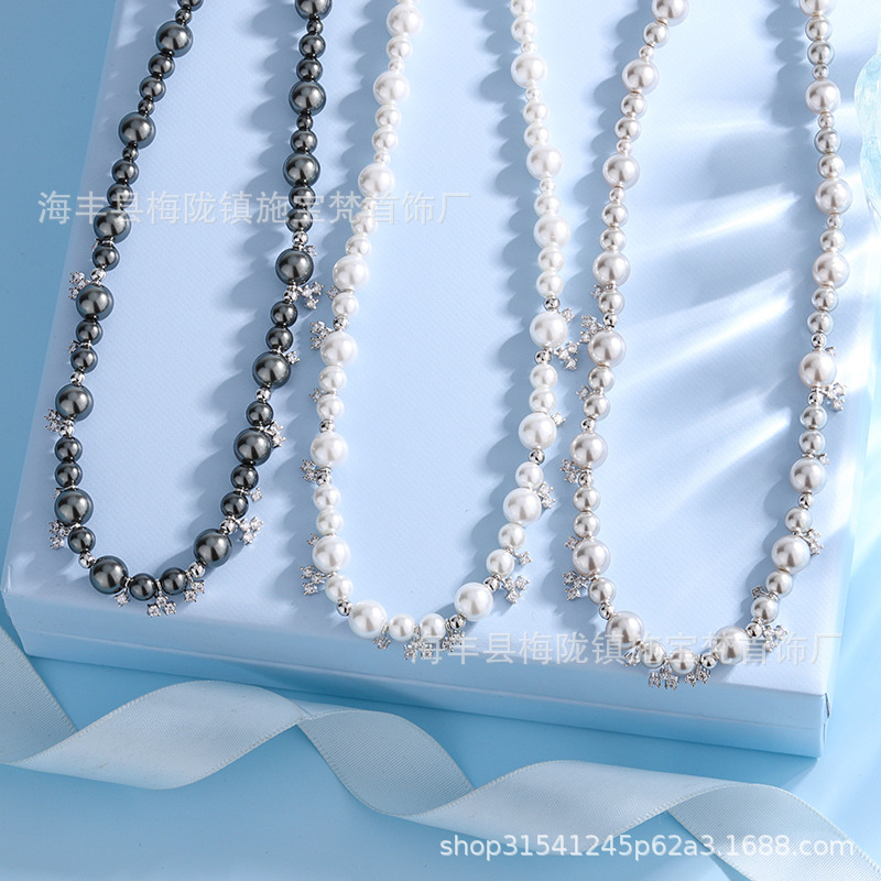 [New Product] Hefang He Fang Jewelry Bubble Nebula Necklace Light Luxury Jewelry Clavicle Chain Accessories Women Wholesale Gifts