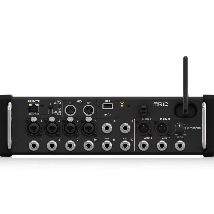 MIDAS/迈达斯MR12数字调音台12路机架式乐队排练专业舞台演出
