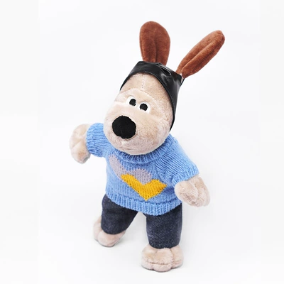 Dog Vice Driver Car Doll – Car ornaments - blue-heart-sweater-shih-tzu