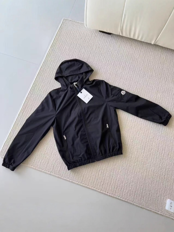 正确版mon蒙家男士抽绳连帽上衣服运动休闲风衣夹克外套男女同款|undefined