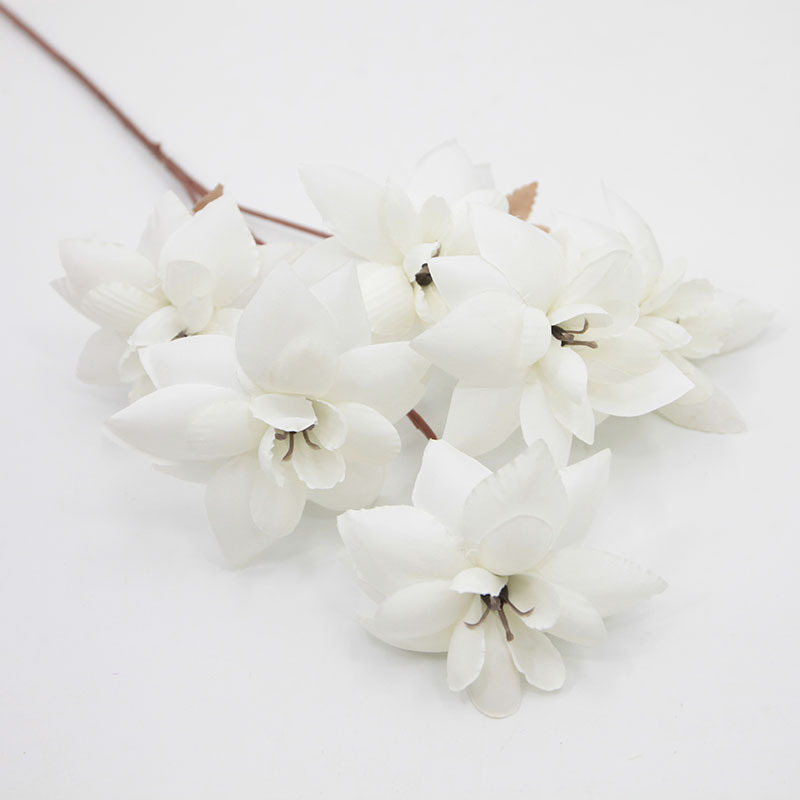 Flor Artificial Xiyan decoración de la boda fila piso de flores de seda Camelia plomo camino de la boda accesorios de fotografía vestido de flores falsas al por mayor