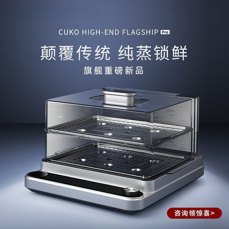 英国电蒸锅多功能家用双层大容量蒸箱智能电蒸笼蒸菜包子其他