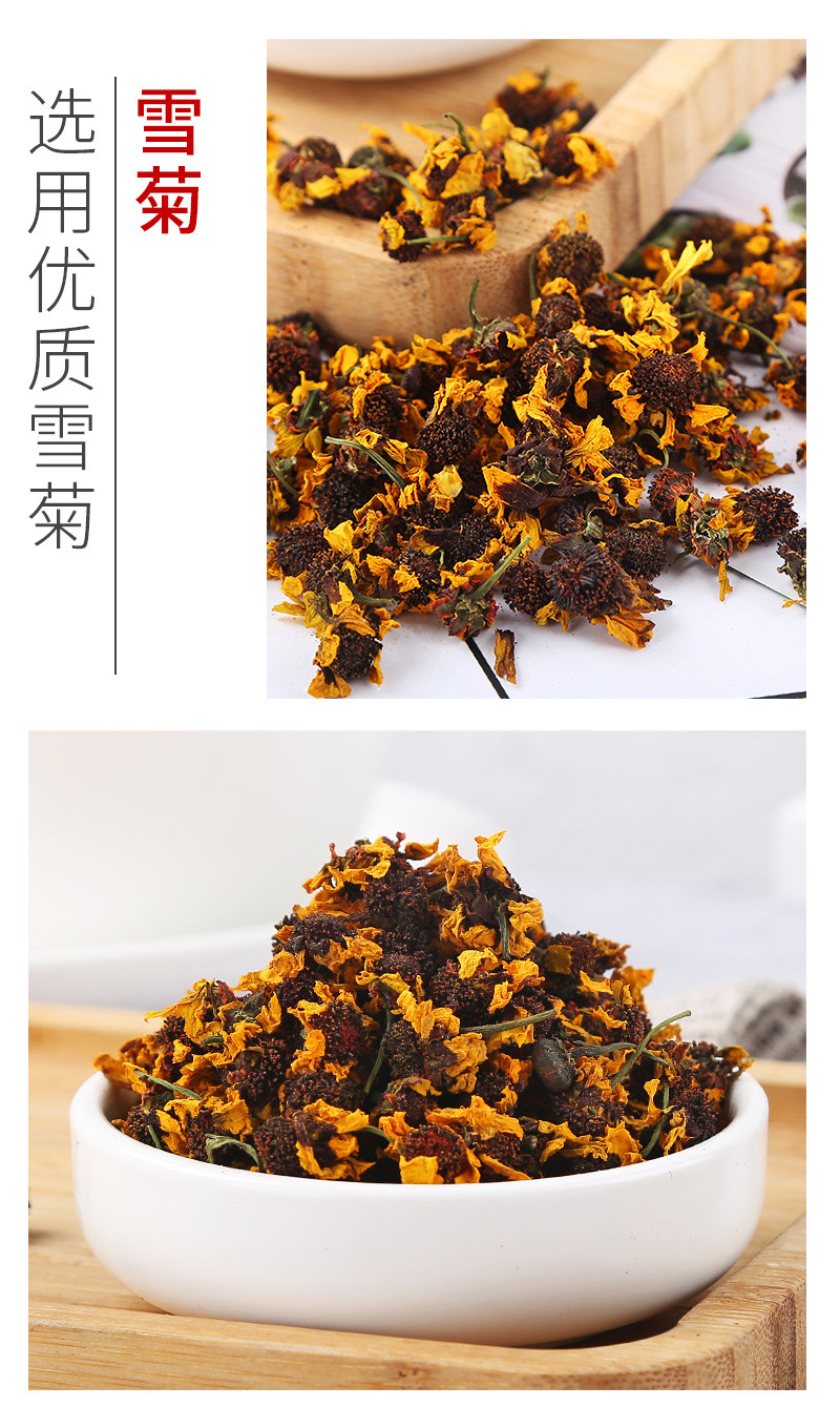 Chrysanthemum Flower Collection (Chrysanthemum morifolium) — Dried Herbal Tea Assortment in use
