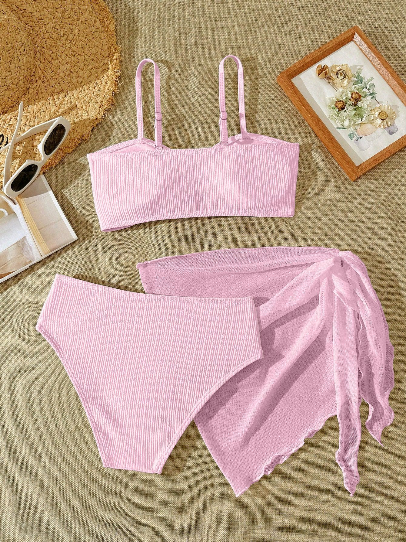 (Cross-border trading), swimwear, metal children's set, 3 piece set 5