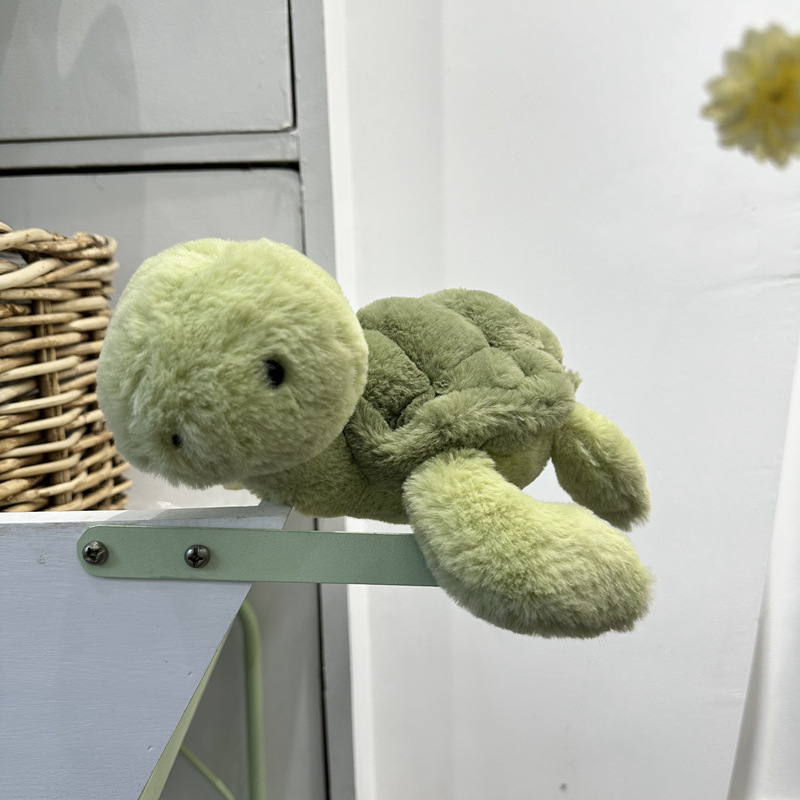 Crema transfronteriza tortuga muñeca juguetes de peluche almohada de tortuga animación muñecas adornos muñecas mujeres