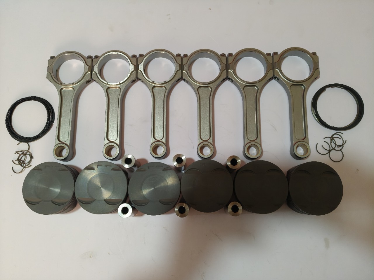 Shiyong EA839 Forged Piston Connecting Rod Kit for 3.0T Engine 06M107065 (Piston, piston ring, piston pin) - various-excavator-models