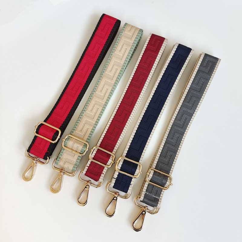 Canvas Solid Color Bag Strap display picture 3