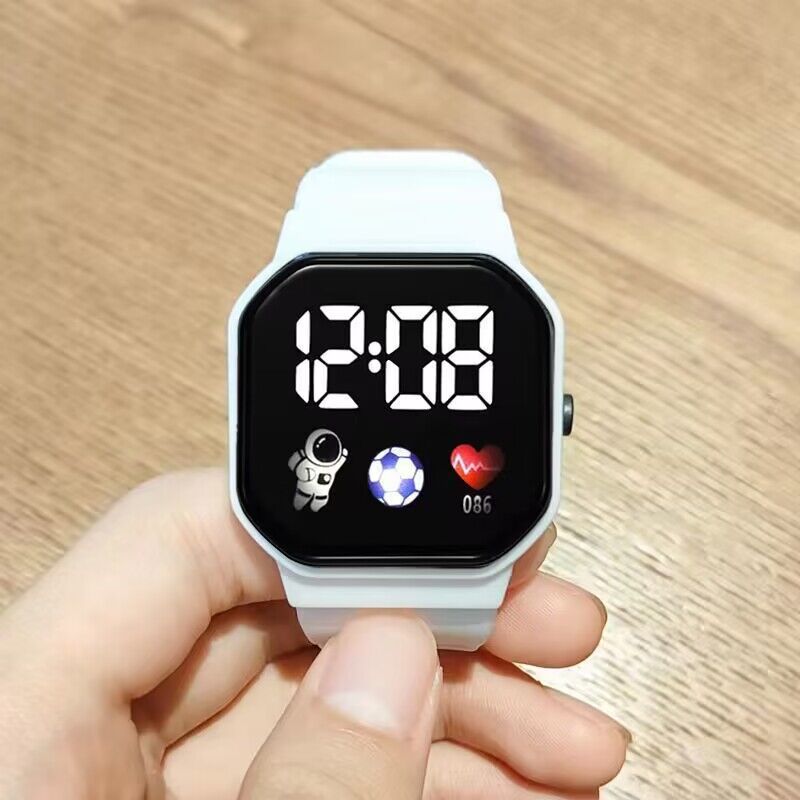 Science and technology sense watch female ins high appearance level student party simple fashion niche design unicorn waterproof electronic watch