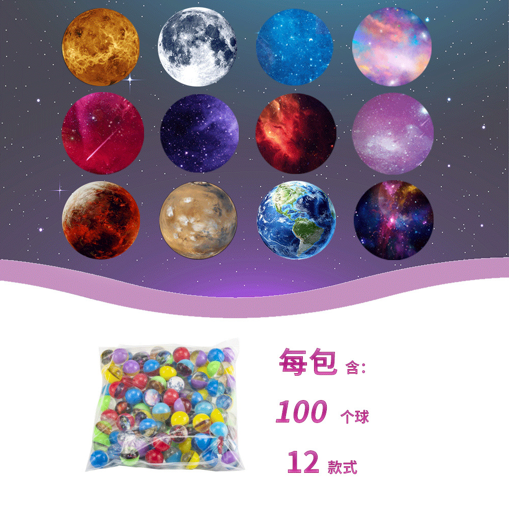 Victor 32 ocho planetas bola elástica transfronteriza huevo máquina de torsión Sistema Solar planeta pinball cielo estrellado amazon