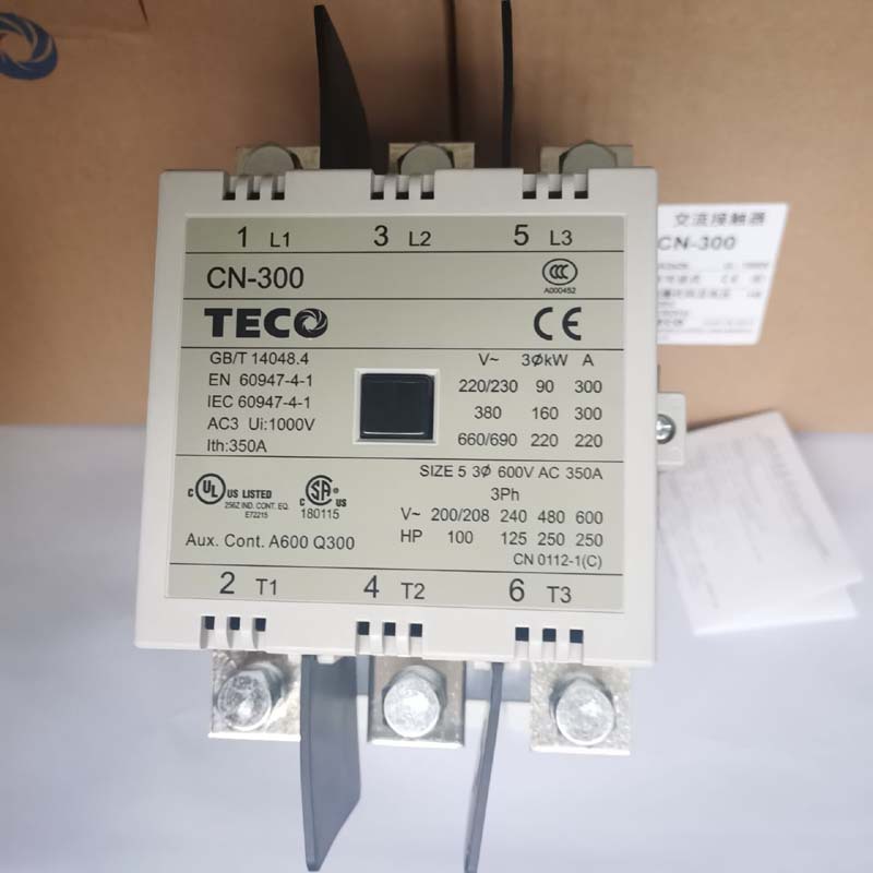 全新TECO台安交流接触器CN-300原装二开二闭AC220V AC110V AC380V