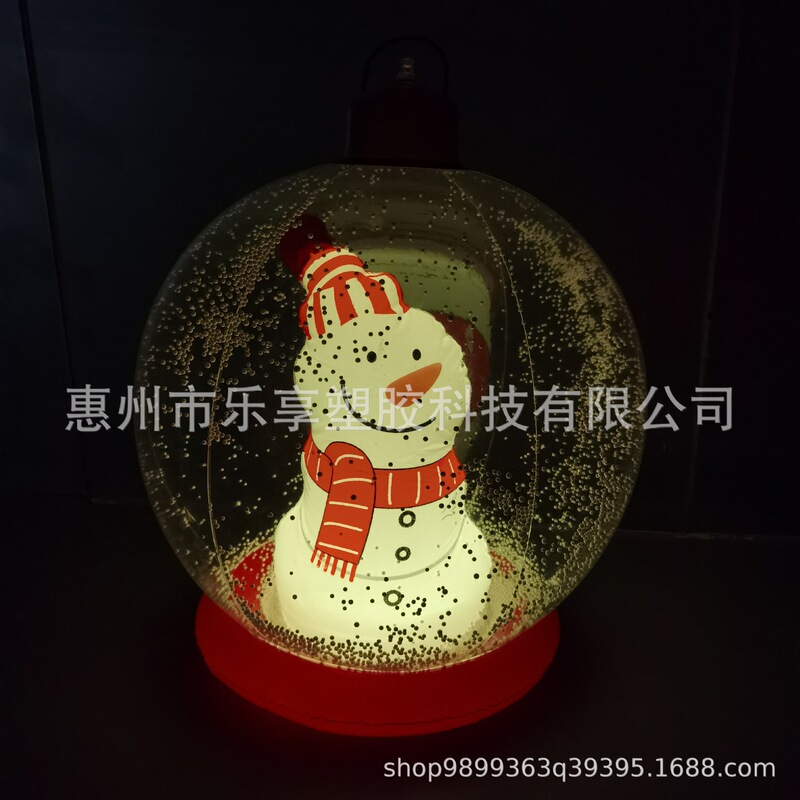 工場直販 PVC インフレータブルクリスマスボール中庭楽しい透明クリスマスツリー LED ライトおもちゃ装飾高透明ボール|undefined