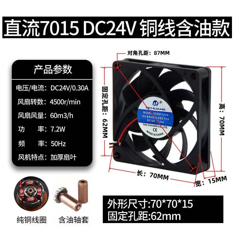 ventilador de flujo axial pequeño ventilador de ventilación image 19