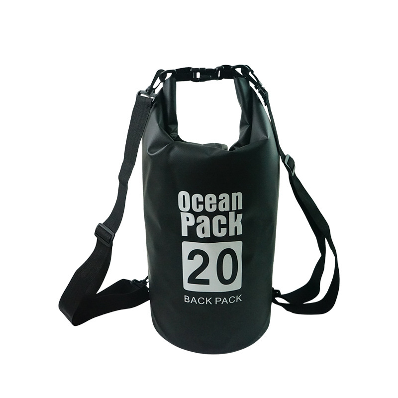 Bolsa impermeable al aire libre de gran capacidad de retroceso rafting bolsa de almacenamiento de natación para teléfonos móviles bolsa impermeable de barril mochila de hombro