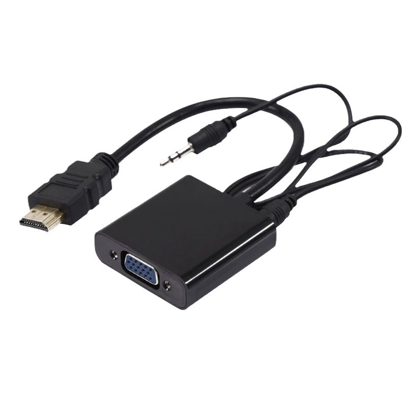 HDMI к VGA с питанием конвертация линии HDMI к VGA роторный разъем конвертация линии