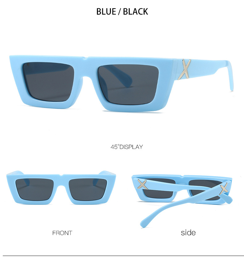 Neue kleine Box-Sonnenbrillen Modetrend Bonbonfarbene Sonnenbrillen Vielseitige Sonnenschirme 3_voghion.com