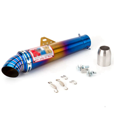 Motorcycle modified exhaust pipe RAIDER150 Sonic Exicter155 Southeast Asia curved beam car exhaust pipe (Motorcycle exhaust pipe) - a