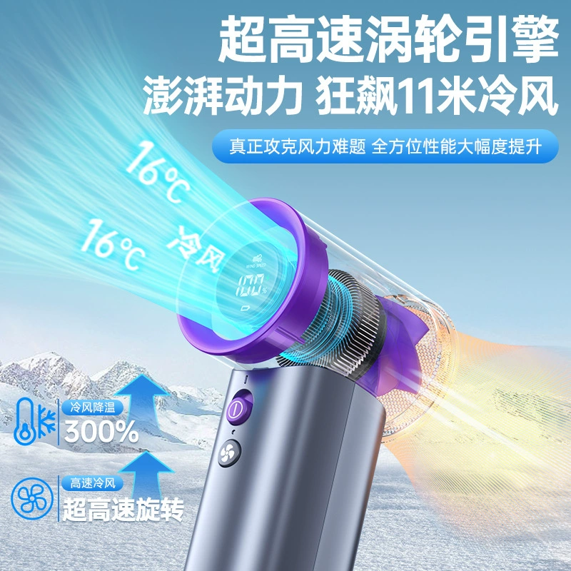 Handheld high speed air fan