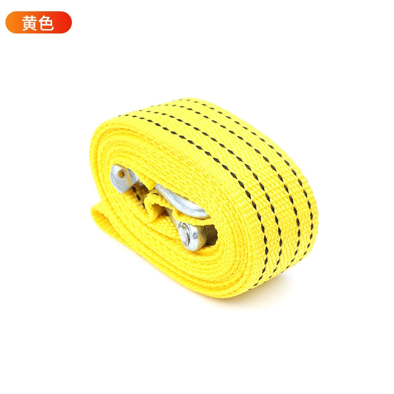 Трансграничная фабрика оптовой аварийной трейлер веревка желтый 3 M 3 T прицеп с U-образным крюком OPP мешок автомобильный прицеп веревка