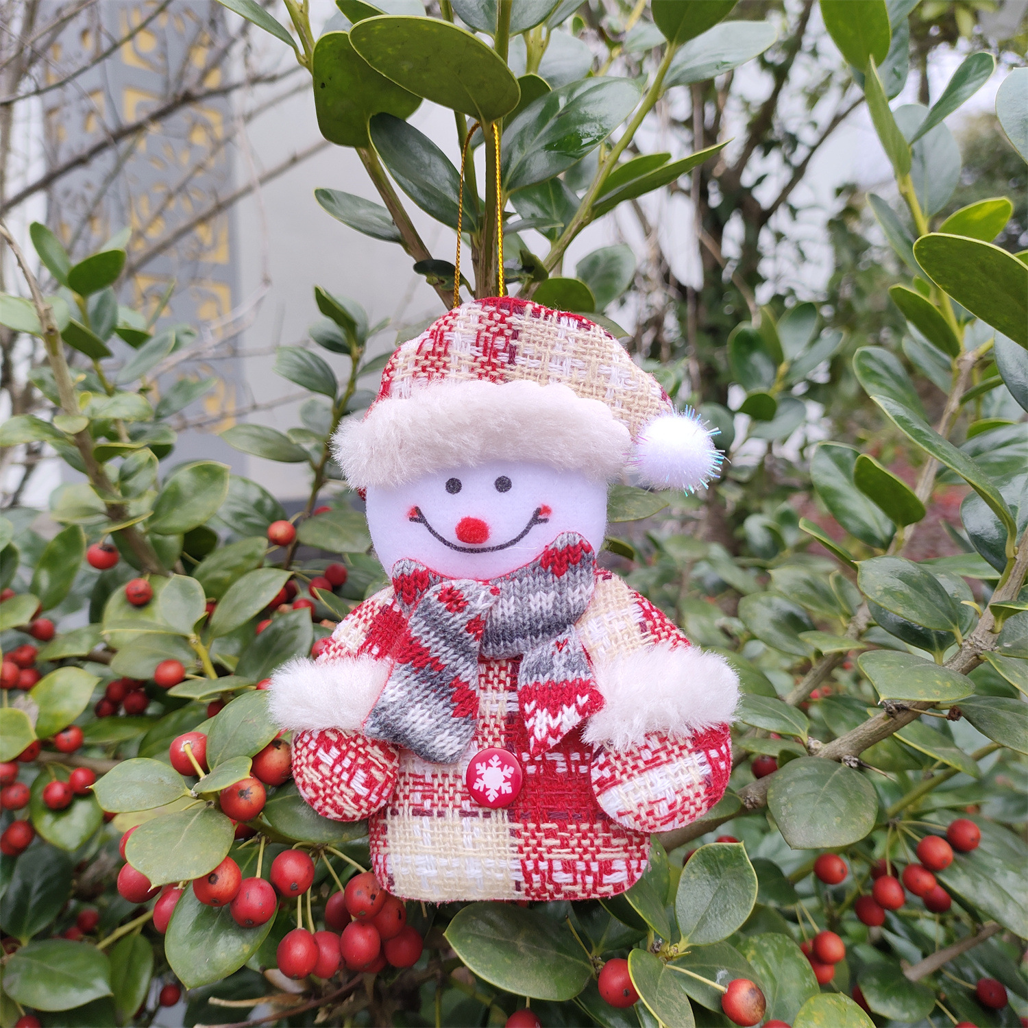 2024 nuevo árbol de Navidad muñeca pequeña pieza colgante