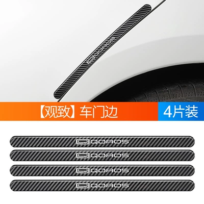 fiber epoxy protective rearview mirror Qapı və bamper qoruyucu zolaqlar - guanzhi-carbon-fiber-pattern-epoxy-anti-collision-4-pieces-long