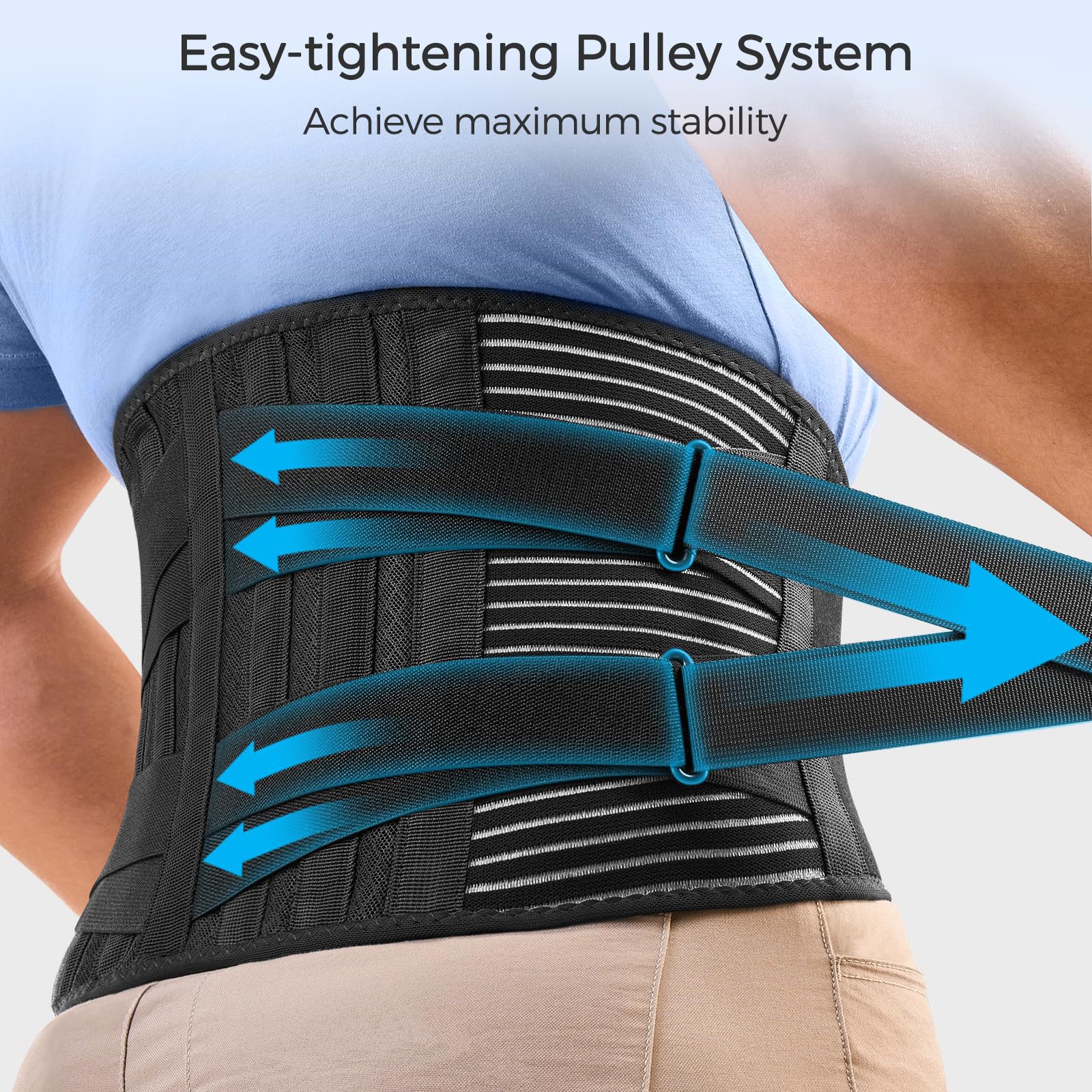 Cinturón de Soporte Lumbar Deportivo Transfronterizo para Baloncesto, Cinturón de Compresión Doble para Fitness para Adultos, Cinturón de Soporte Lumbar para Correr y Moldear la Figura image 4