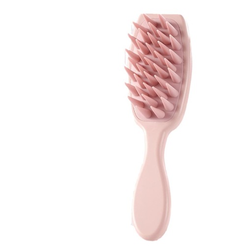 Long-handled silicone hair brush for washing hair, scalp cleaning, anti-itch massage, adult hair wash brush, deep cleaning