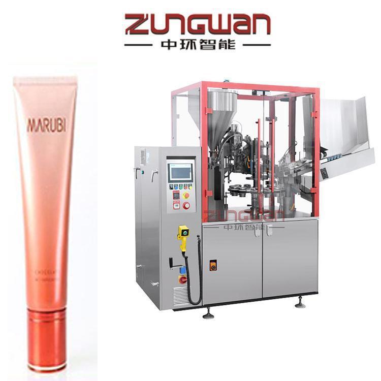 全自动灌装封尾机 薄荷护唇润唇啫喱软管灌装封尾机 可到厂参观