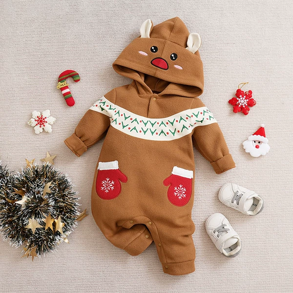 LT123S154 glove reindeer (polyester)