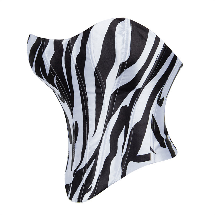 Blanco y negro, soporte de pecho elástico, camisa de damas, Amazon AliExpress, suministro de comercio electrónico transfronterizo.