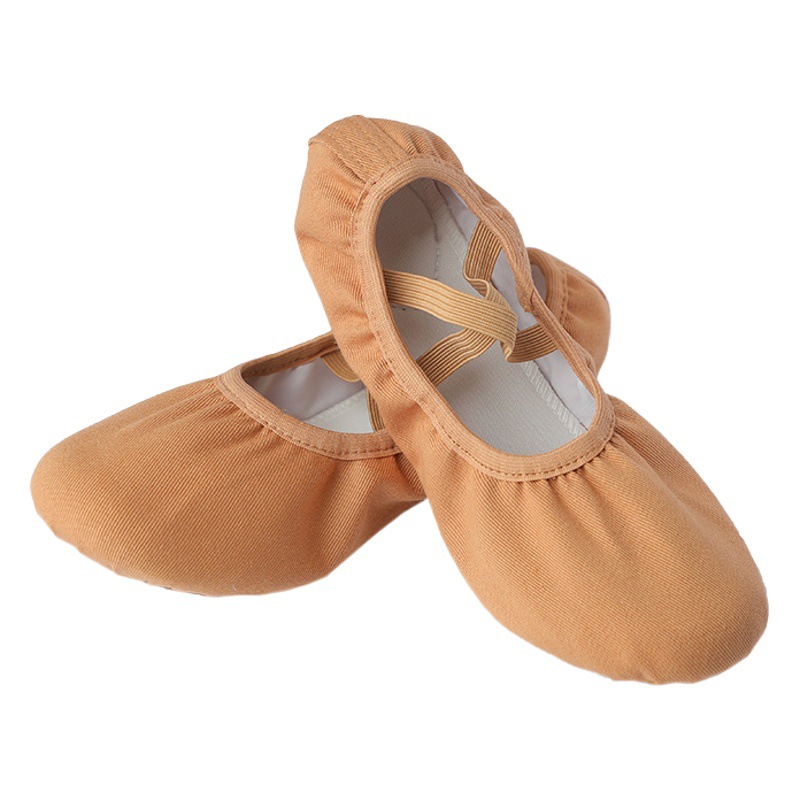 Zapatos de baile para niños adultos zapatos de ejercicio de fondo suave para mujer zapatos de yoga zapatos de garra de gato zapatos de baile sin cordones de ballet