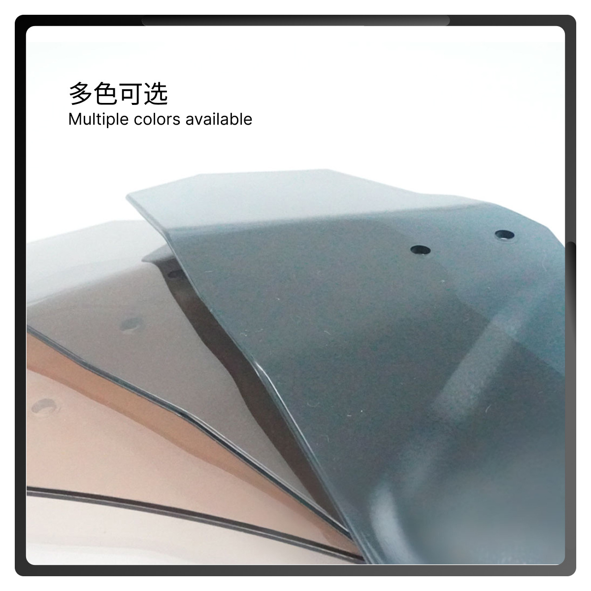 Universal Motorcycle Modification for Increased Wind Protection, Height-Adjustable Small Windscreen, Adjustable Windshield