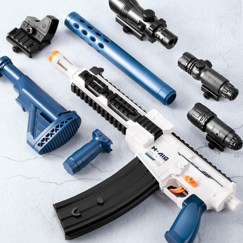 Shell-throwing electric bursting soft bullet gun toy gun simulation M416 boy sniper Children's Day gift