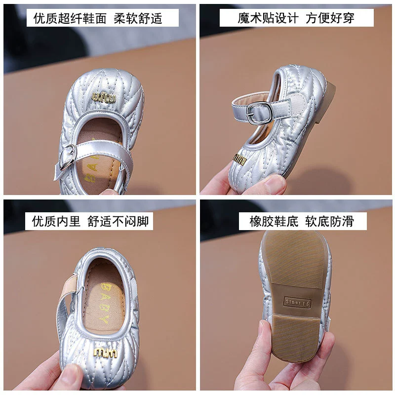 Детская обувь по стиль leather shoes, удобная обувь для принцессы, корейский стиль, мягкая подошва