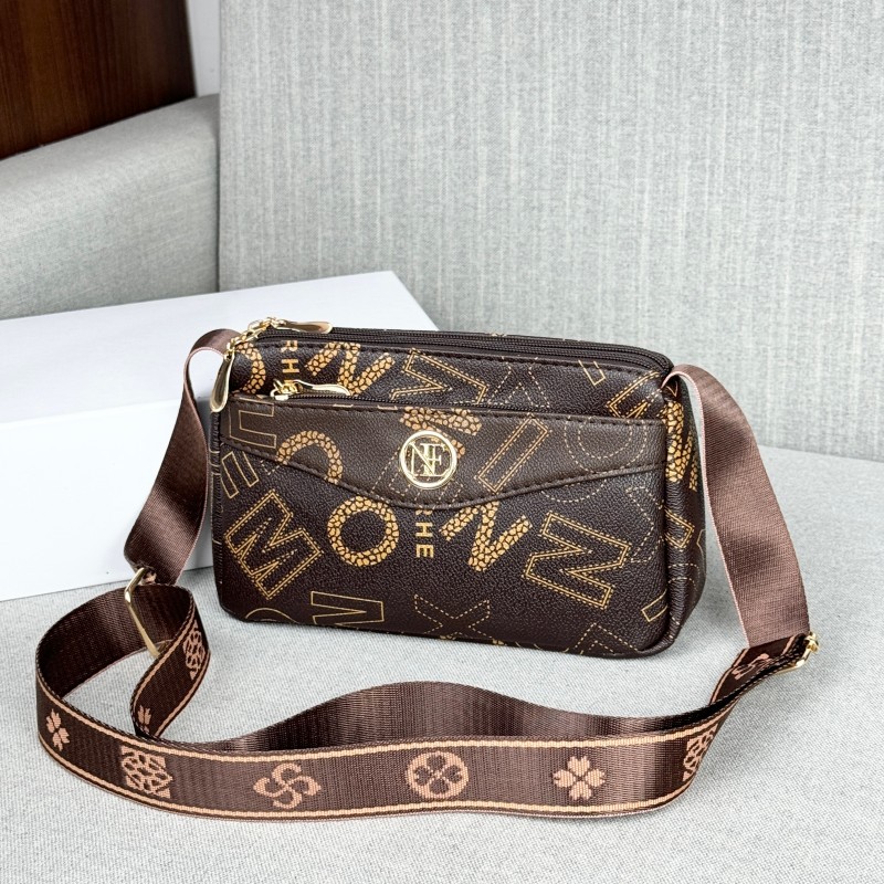 Guangzhou Hengli 2024 nuevo bolso de mensajero transfronterizo bolso casual de mediana edad bolso de teléfono móvil para mujer bolso de venta caliente bolso de hombro