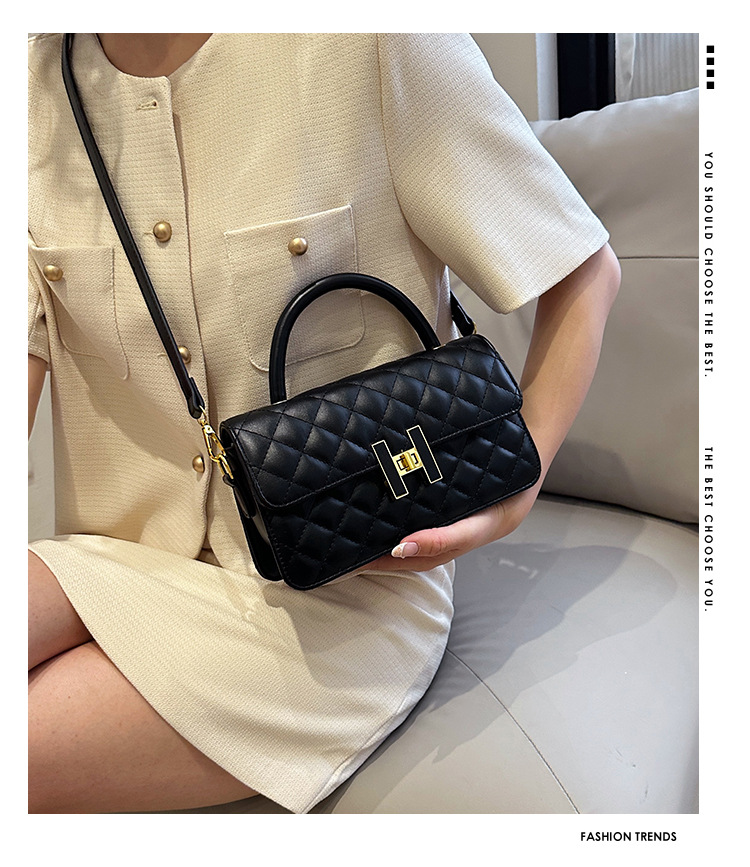 Borsa rombica di nuovo stile 2023 piccola borsa profumata stile nuova borsa a tracolla di moda design senso borsa tutto-fiammifero_voghion.com