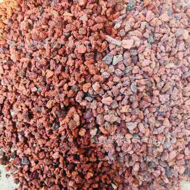 供应火山石颗粒兰花植料铺面多肉园艺火山岩污水处理滤料园艺专用