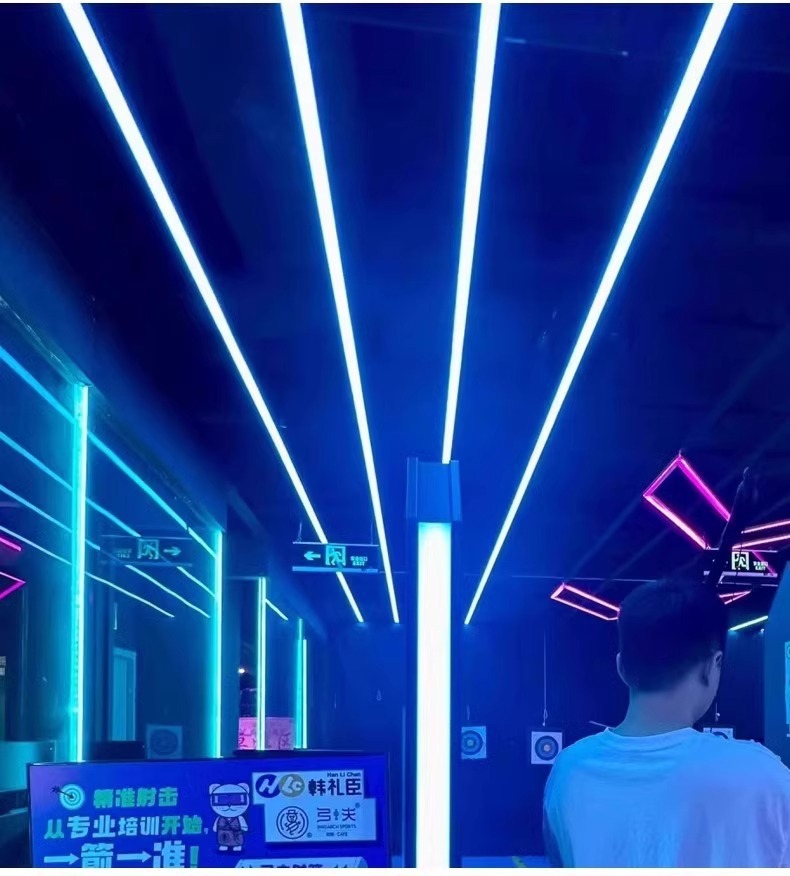 Ciudad de juegos electrónicos módulo de luces de juegos electrónicos parque de juegos de marea espacio centro comercial sala de baile internet café tienda modelado luz