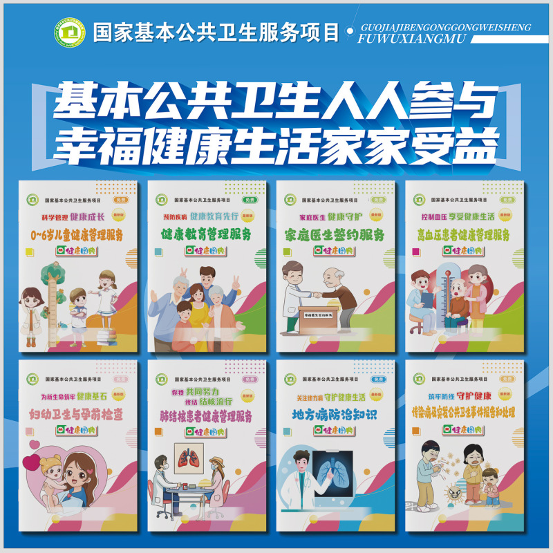 2026 National Basic Public Health Services Project Brochure Health Education Materials Public Health Publications