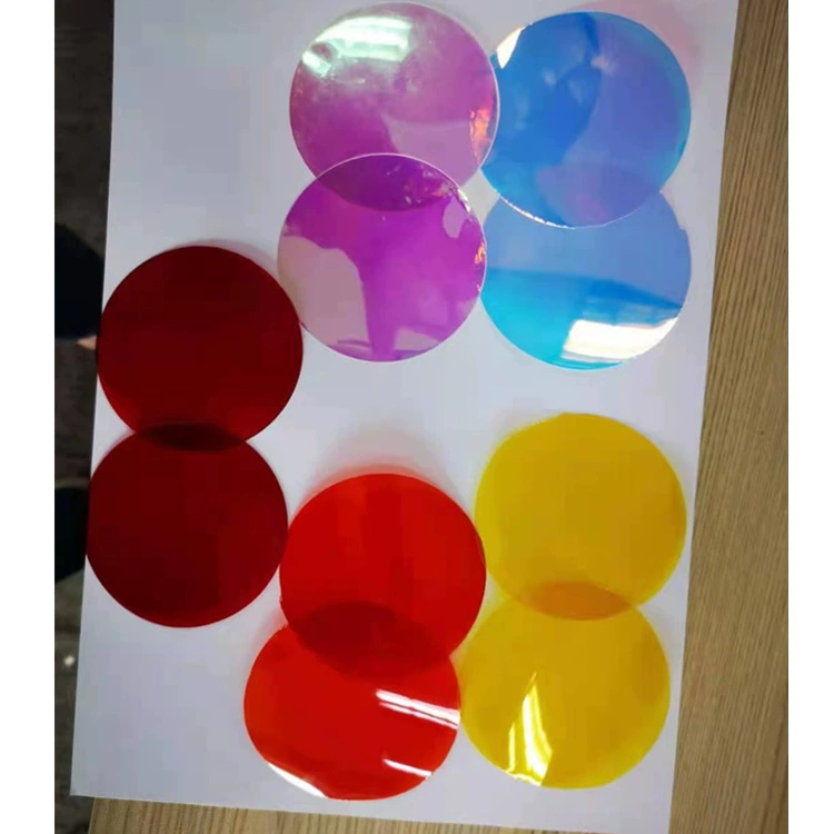 Красочная Пленка Красочный Закат Свет Фильм Интернет Красный Закат Свет Прикроватная Атмосфера Свет Фильм Волшебный Цвет Лазерный Целлофан