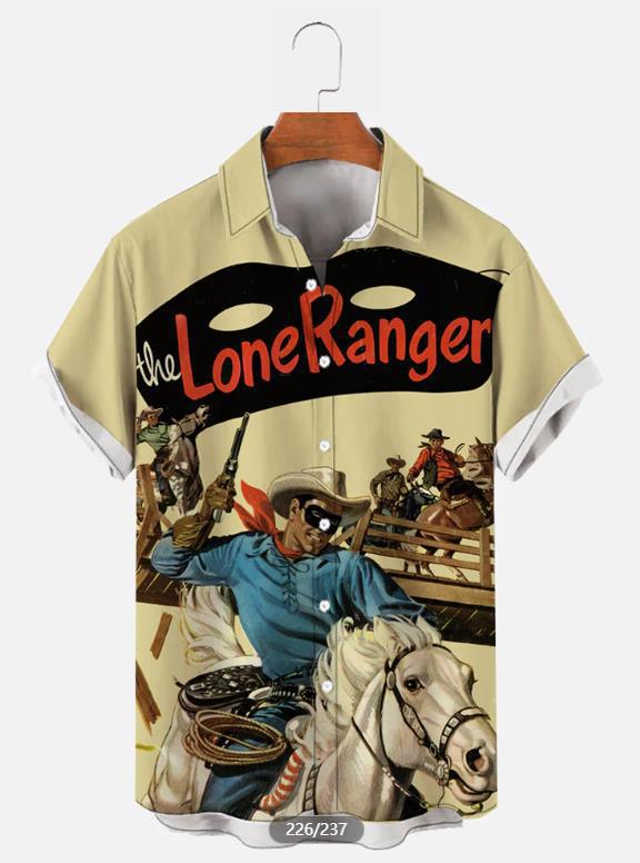 Tendencia de la moda para hombres Camisa de manga corta hawaiana Camisa estampada digital 3D Estilo explosivo transfronterizo de Amazon