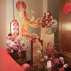 气球;场地布置道具;拉花、彩带