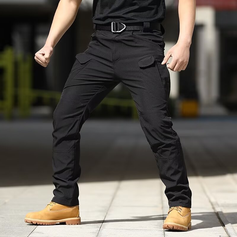 Pantalones tácticos elásticos IX7/IX9 para entrenamiento, trabajo al aire libre, suaves y cómodos