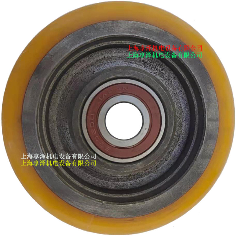 林德电动车支撑轮脚轮0009933800 LINDE液压机械辅助轮从动轮胎