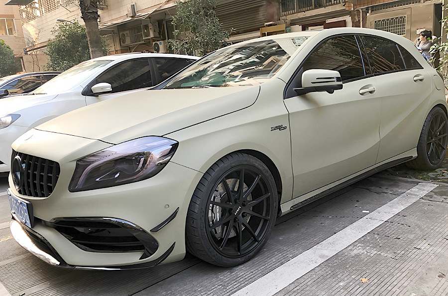 Body Kit for Mercedes-Benz A-Class W176 A180 A200 A260 to A45 AMG