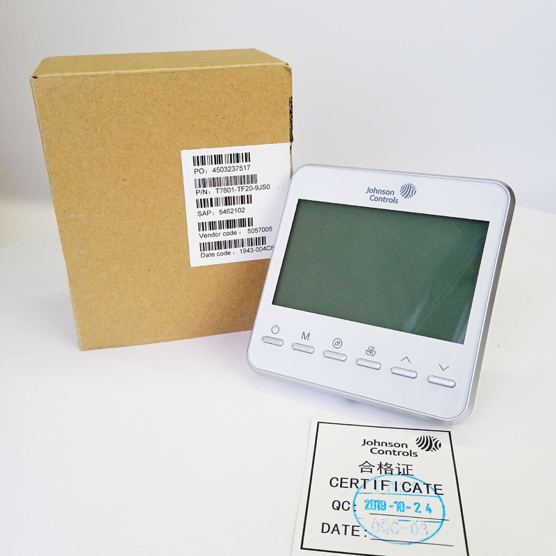 Johnson T7601-TF20-9JS0 T7603-T000-1JF0 intelligent network fan coil thermostat