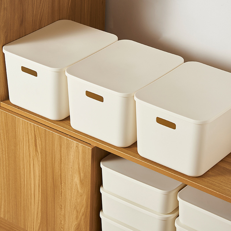 厚みのある収納ボックスプラスチック収納バスケットスナックおもちゃ衣類収納ボックスキッチン雑貨収納バスケット収納ボックス|undefined