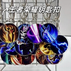 王者の栄光のキーホルダー復活甲名刀保命ストラップアクリル創意かばんストラップ学生プレゼント