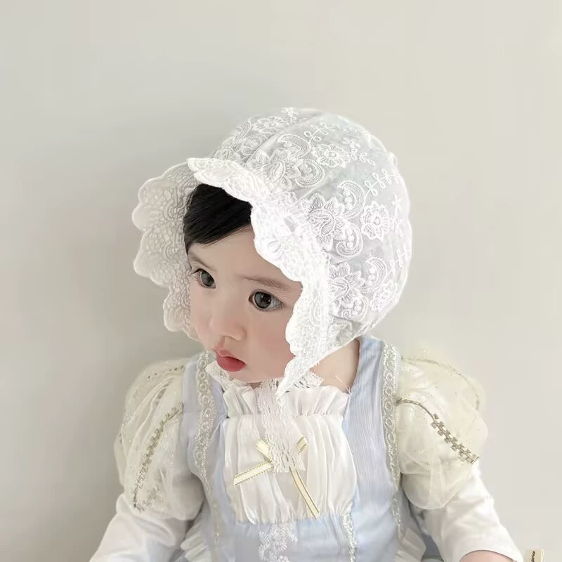 Новая детская шляпа в Корейском стиле, весенне-летняя шляпа принцессы, Детская фетальная шляпа, промытая марлевая шляпа, Детская Дворцовая шляпа