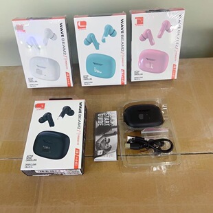 Cross-border new WAVE BEAM2 TWS true wireless Bluetooth headphones sports heavy bass in-ear earbuds e-commerce