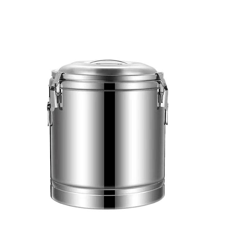 Nuevo barril de aislamiento térmico extra grueso, barraca comercial de gran capacidad, barril de arroz de comedor, barril de leche de soja, barril de té de leche, barril de sopa de tofu